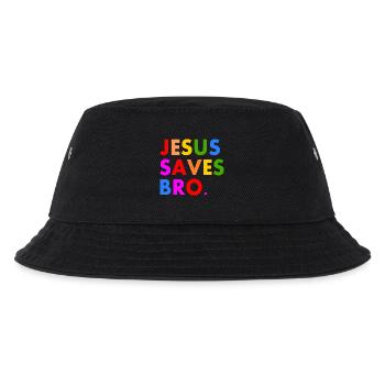 Jesus saves bro - Bob Enfant - noir - Devant