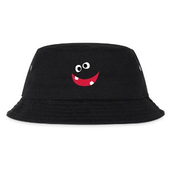 Lachen Monster Zombie Zähne Kinder Halloween - Kinder Bucket Hat - Schwarz - Vorne