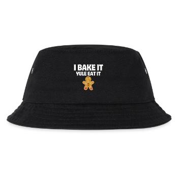 Weihnachten, Frohe Weihnachten, Frohe Weihnachten - Kinder Bucket Hat - Schwarz - Vorne