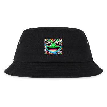 Frog Pop Art - Kids’ Bucket Hat - black - Front