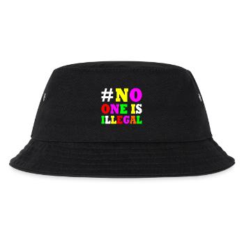 No one is illegal - Kids’ Bucket Hat - black - Front