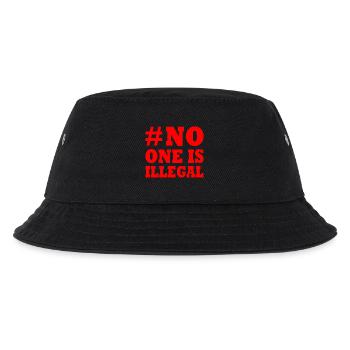 No one is illegal - Kids’ Bucket Hat - black - Front