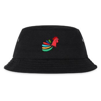 ROOSTER. HEN. CHICK. ANIMAL. ANIMALS. NATURE - Kids’ Bucket Hat - black - Front