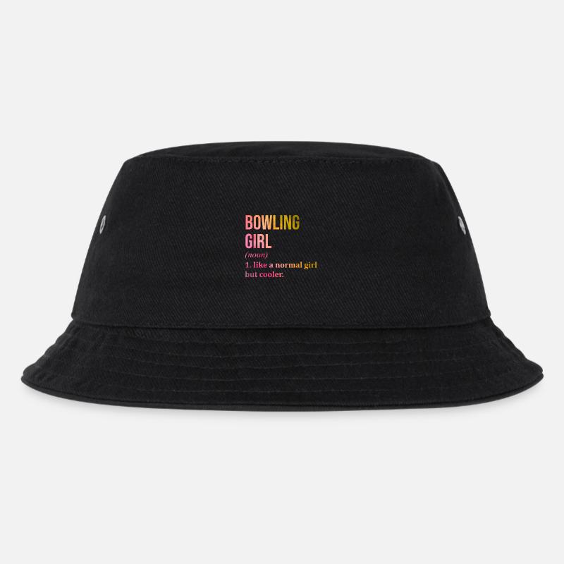 kegeln - Kinder Bucket Hat - Schwarz