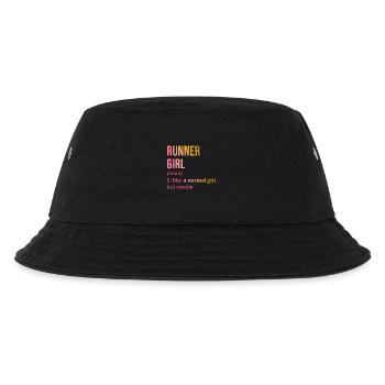 Läufer - Kinder Bucket Hat - Schwarz - Vorne