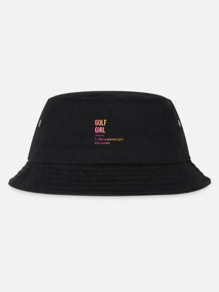 Golf - Kinder Bucket Hat - Schwarz