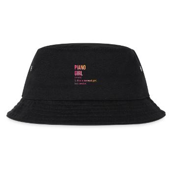 Piano Piano Piano - Kids’ Bucket Hat - black - Front