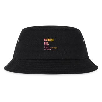 Bauer, Bauer, Bauer, Bauer. - Kinder Bucket Hat - Schwarz - Vorne
