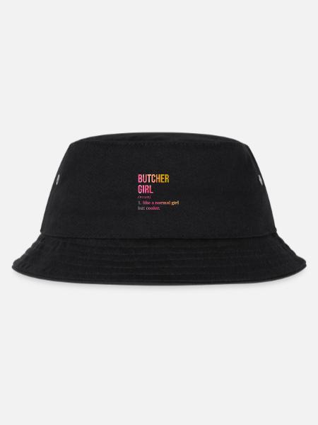 Metzger Metzger Metzger - Kinder Bucket Hat - Schwarz