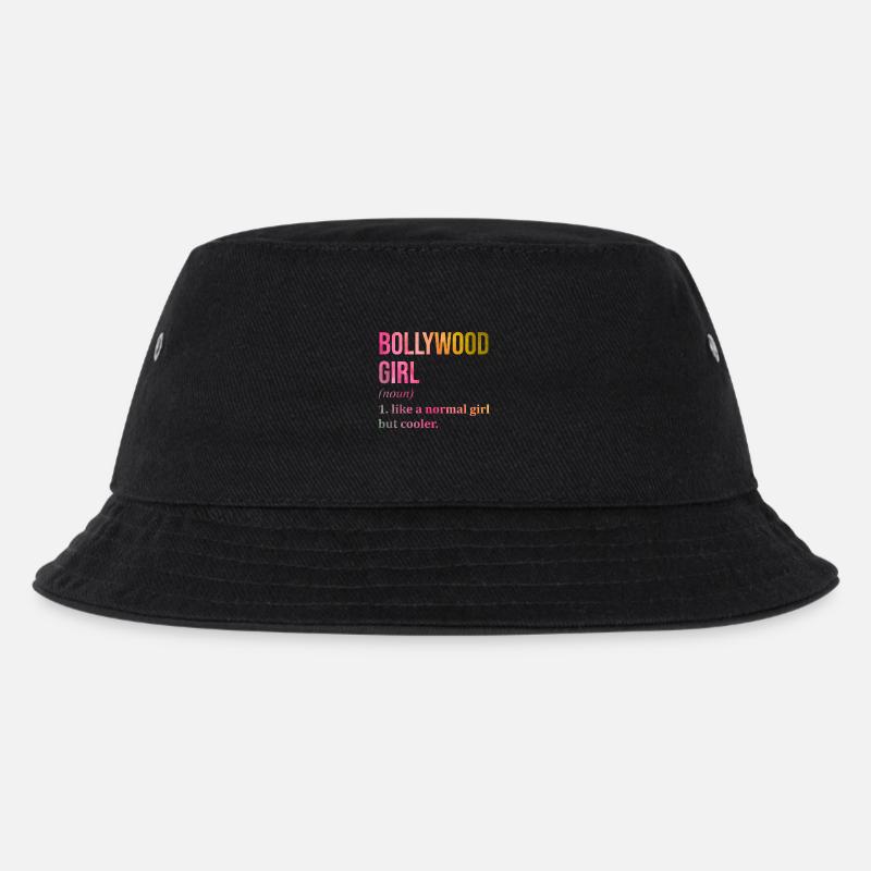Bollywood - Kinder Bucket Hat - Schwarz