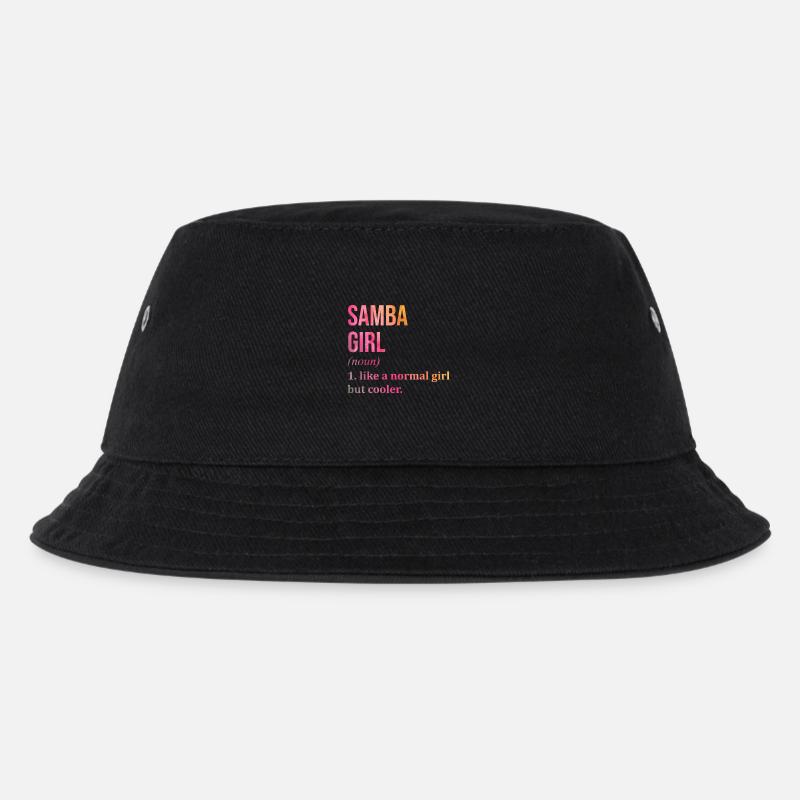 Samba - Kinder Bucket Hat - Schwarz