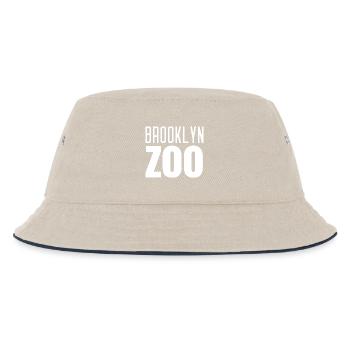 Brooklyn Zoo - Kinder Bucket Hat - Natur/Navy - Vorne
