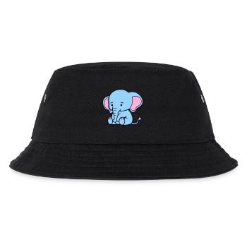 cute elephant - Kinder Bucket Hat - Schwarz - Vorne