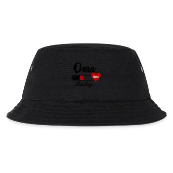oma loading 2024 - Kinder Bucket Hat - Schwarz - Vorne