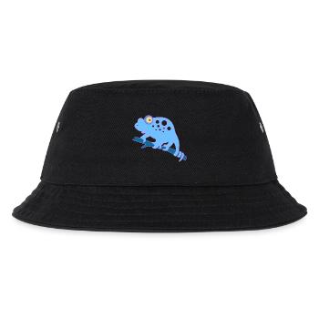 Chamaeleon tier - Kinder Bucket Hat - Schwarz - Vorne