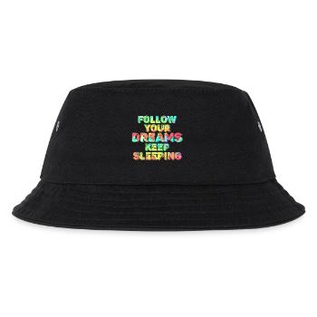Lass deine Träume weiter schlafen - Kinder Bucket Hat - Schwarz - Vorne