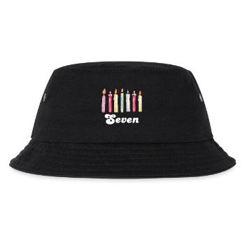 7e anniversaire bougie - Bob Enfant - noir - Devant