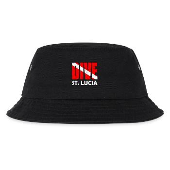 Dive St. Lucia - Diver Down Flag Scuba Diving - Bob Enfant - noir - Devant