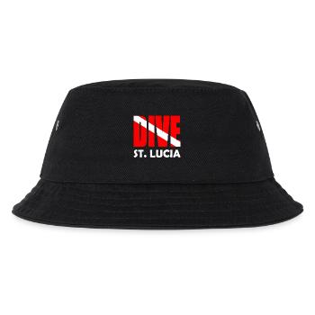 Dive St. Lucia - Diver Down Flag Scuba Diving - Bob Enfant - noir - Devant