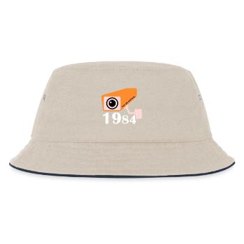 1984 - They are watching - Kids’ Bucket Hat - ecru/navy - Front
