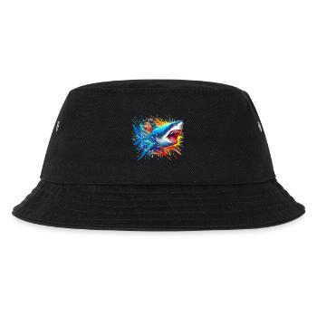 Hai - Kinder Bucket Hat - Schwarz - Vorne