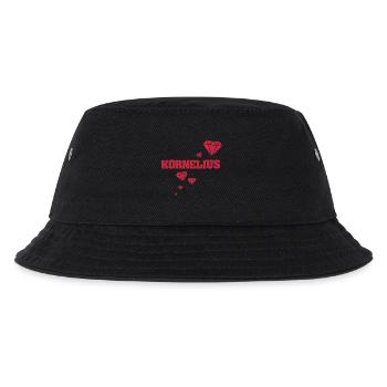 Geschenk für Kornelius - Kinder Bucket Hat - Schwarz - Vorne