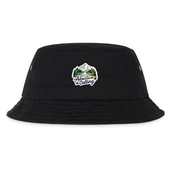 Adventure Is Calling Illustration Design - Kids’ Bucket Hat - black - Front