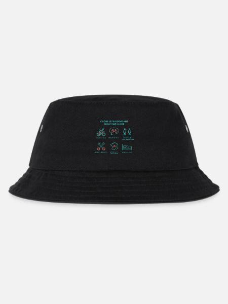 Radfahrer Leidenschaft Humor Radfahren - Kinder Bucket Hat - Schwarz