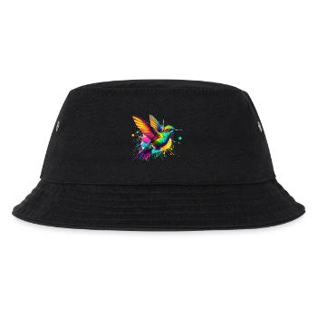 Kolibri - Kinder Bucket Hat - Schwarz - Vorne
