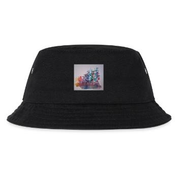 Wald - Kinder Bucket Hat - Schwarz - Vorne