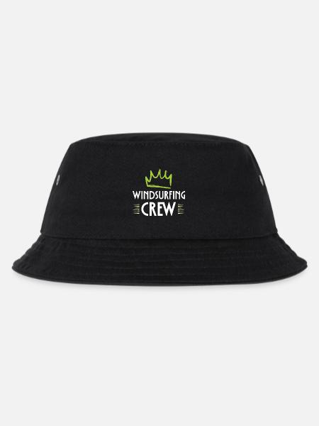 Windsurfing Crew - Kinder Bucket Hat - Schwarz