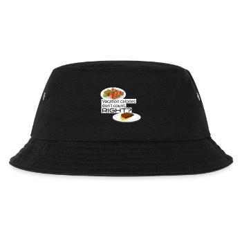 Vacation calories don t count right - Kids’ Bucket Hat - black - Front