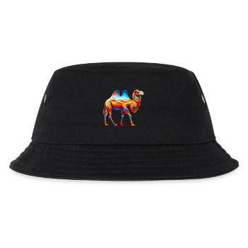 Kamel - Kinder Bucket Hat - Schwarz - Vorne
