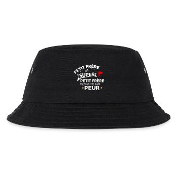 Humorous quote for heroic brother - Kids’ Bucket Hat - black - Front