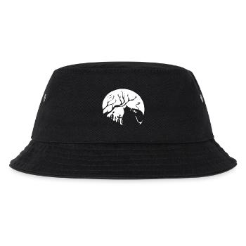 Nocturnal Animal Silhouette - Kids’ Bucket Hat - black - Front
