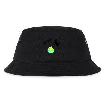 backfee - Kinder Bucket Hat - Schwarz - Vorne