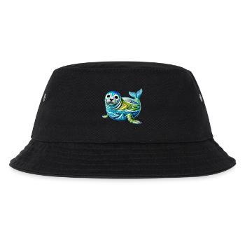 Siegel - Kinder Bucket Hat - Schwarz - Vorne