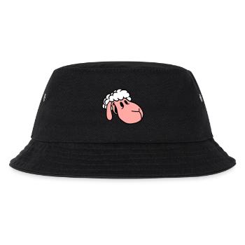 Sheep Face Head Cute Cute Lamb Cool Comic - Kids’ Bucket Hat - black - Front