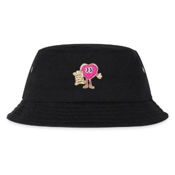 Mascotte vintage amour et tolérance - Bob Enfant - noir - Devant