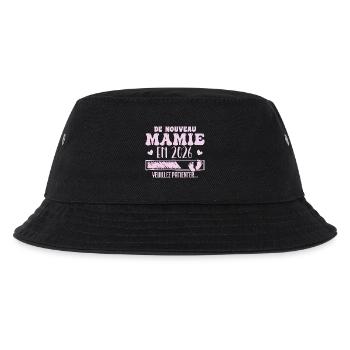 Schwangerschaft Oma Wieder Oma 2026 - Kinder Bucket Hat - Schwarz - Vorne