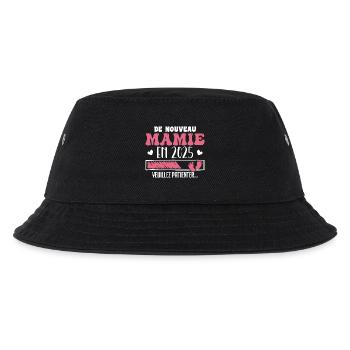 Schwangerschaft Oma Wieder Oma 2025 - Kinder Bucket Hat - Schwarz - Vorne