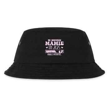 Schwangerschaft Oma Wieder Oma 2025 - Kinder Bucket Hat - Schwarz - Vorne