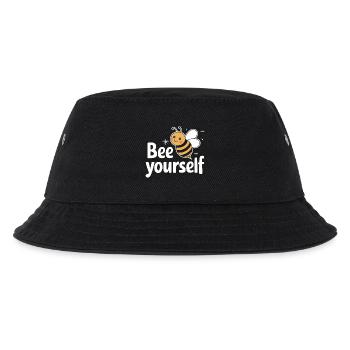 Honigbiene Imker Bienen Biene - Kinder Bucket Hat - Schwarz - Vorne