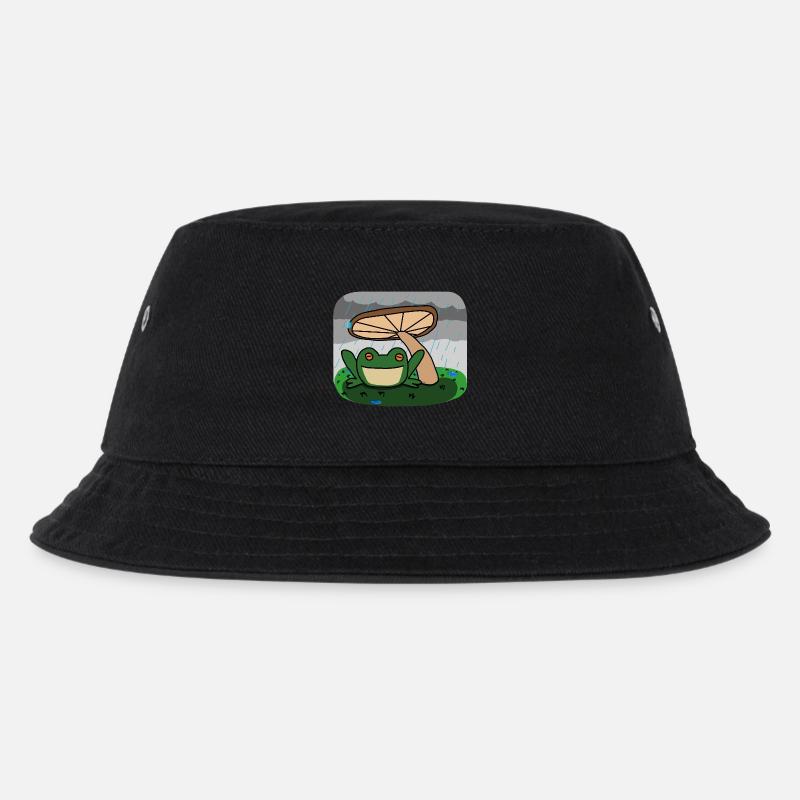 frog - Kids’ Bucket Hat - black