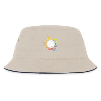 Golfers Golf - Kids’ Bucket Hat - ecru/navy - Front