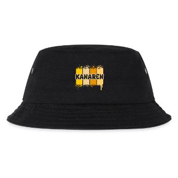 Kanaren - Kinder Bucket Hat - Schwarz - Vorne