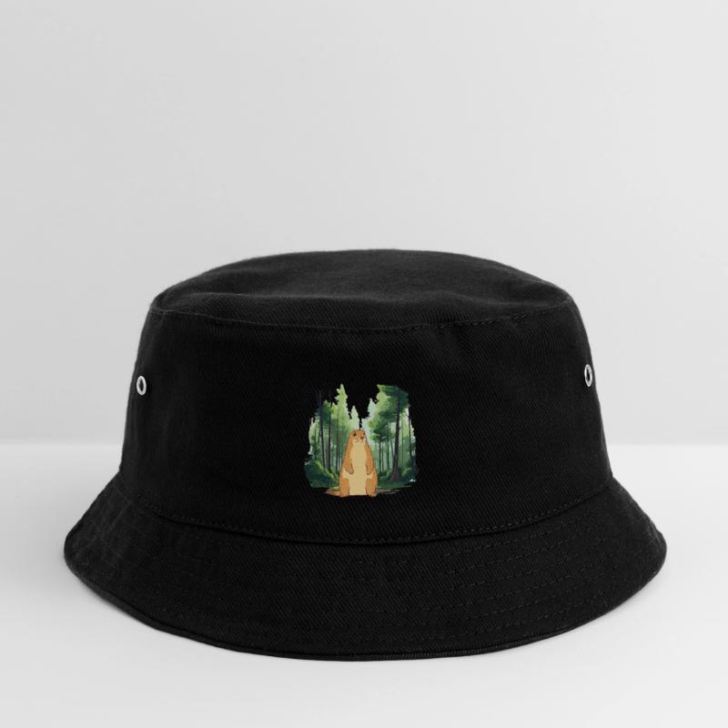 Strong groundhog nature landscape Kids’ Bucket Hat