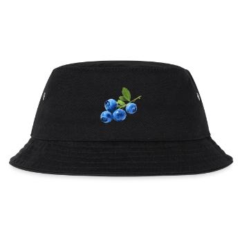 Blaubeeren - Kinder Bucket Hat - Schwarz - Vorne