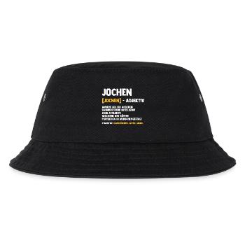 Jochen - Kinder Bucket Hat - Schwarz - Vorne