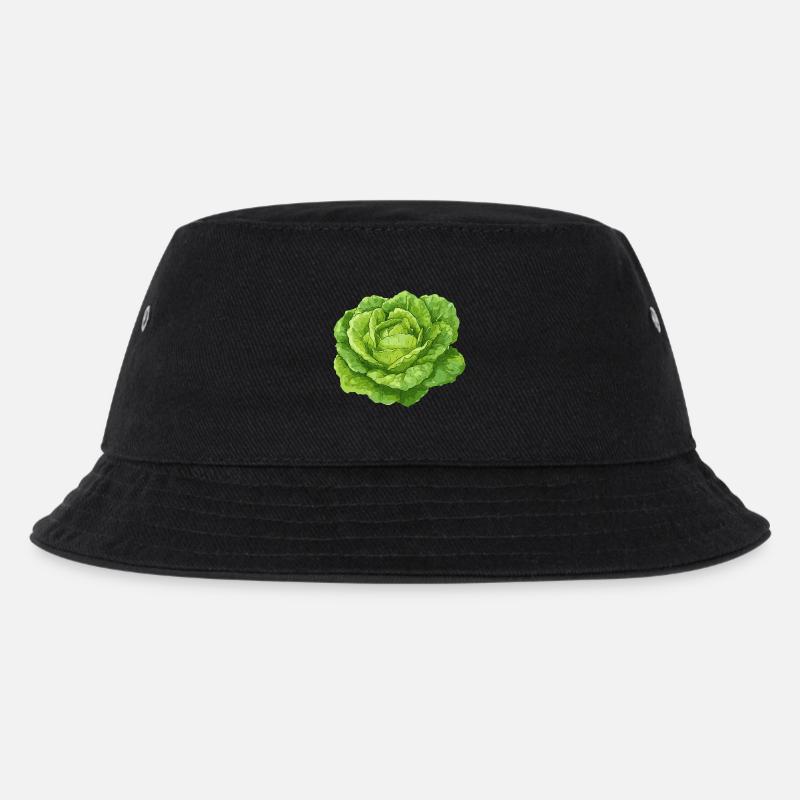 Salat - Kinder Bucket Hat - Schwarz